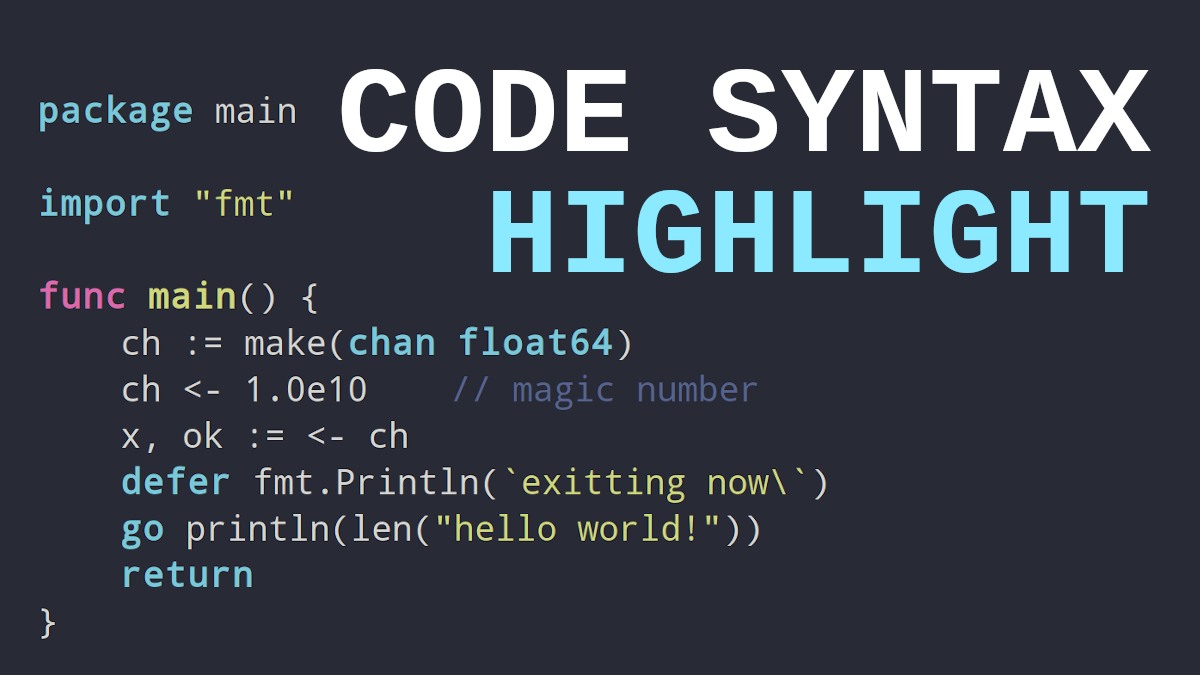 Code Syntax Highlighter | srgdev.com