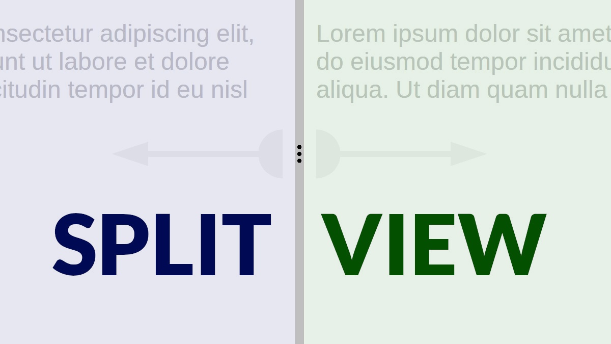 Resizable Split View | srgdev.com